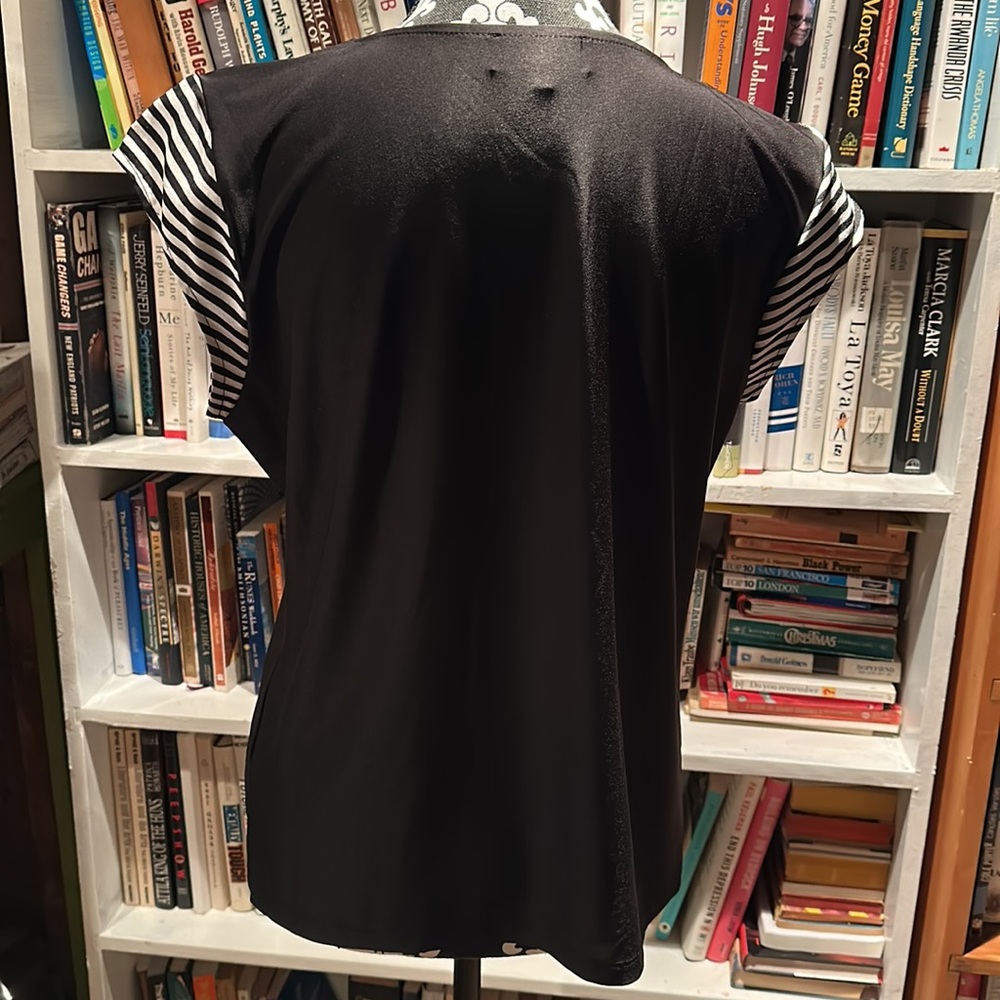 Karl lagerfeld Paris blouse black and white - Picture 2 of 4